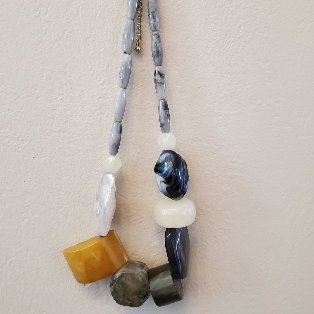 Multi-Color Resin Necklace